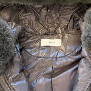 T TAHARI &  PUFFY GREY A BEAUTY